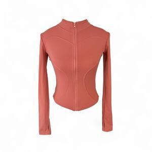 Gym Activewear Zip Up contour super fitted & flattering gym jacket size small